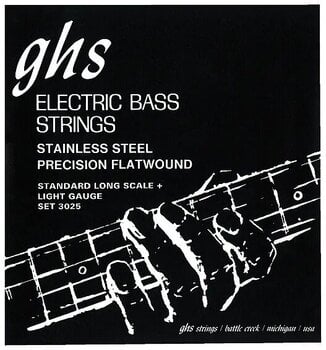 Žice za bas gitaru GHS Precision Flatwound 3025 Žice za bas gitaru - 3