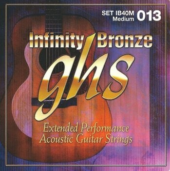 Cordes de guitares acoustiques GHS Infinity Bronze IB40M Cordes de guitares acoustiques - 2