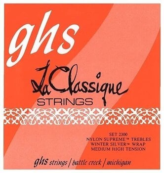 Нейлонові струни для класичної гітари GHS La Classique 2300 Нейлонові струни для класичної гітари - 3