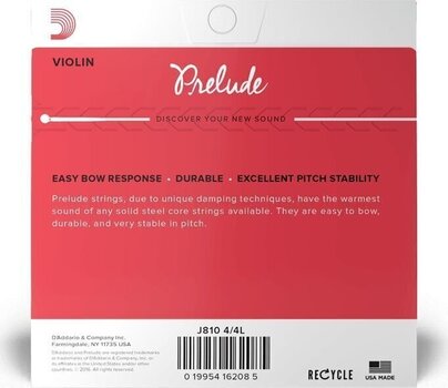 Violinstrenge D'Addario J810 4/4L Violinstrenge - 2