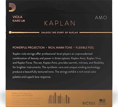 Viola Strings D'Addario KA412 LM Viola Strings - 2
