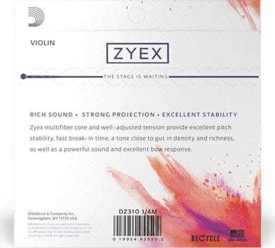 Snaren voor viool D'Addario DZ310 1/4M Snaren voor viool - 2