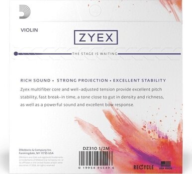 Žica za violinu D'Addario DZ310 1/2M Žica za violinu - 2