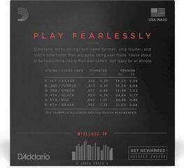 E-guitar strings D'Addario NYXL1052-3P E-guitar strings - 1
