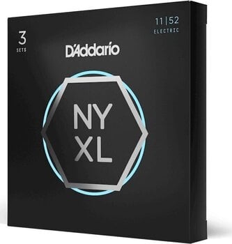 Strenge til E-guitar D'Addario NYXL1152-3P Strenge til E-guitar - 3