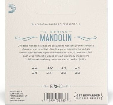 Mandoline Saiten D'Addario EJ73-3D Mandoline Saiten - 2