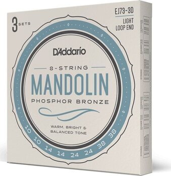 Mandoline Saiten D'Addario EJ73-3D Mandoline Saiten - 3