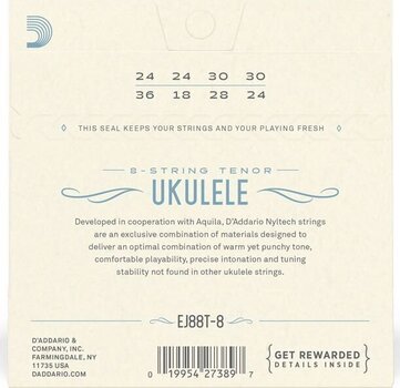 Žice za tenor ukulele D'Addario EJ88T-8 Žice za tenor ukulele - 2