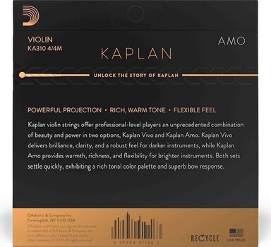 Violin Strings D'Addario KA312 4/4M Violin Strings - 2