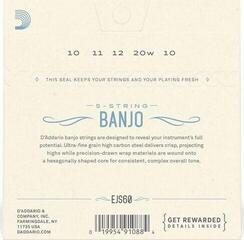 Banjo Strings D'Addario EJS60 Banjo Strings - 1