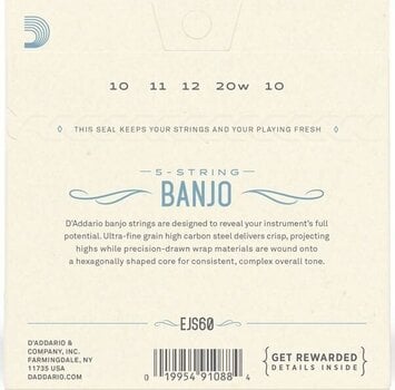 Žice za banjo D'Addario EJS60 Žice za banjo - 2