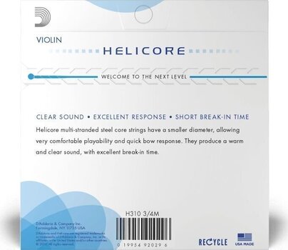 Saiten für Streichinstrumente D'Addario H312 3/4M Saiten für Streichinstrumente - 2