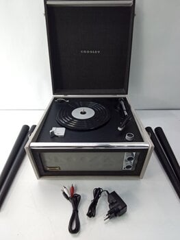 Ретро грамофон Crosley CR6233A Bermuda Black/Grey Ретро грамофон (Почти нов) - 6