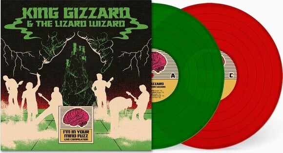LP ploča King Gizzard And The Lizard Wizard I'm In Your Mind Fuzz Live (Indie Exclusive) (Transparent Red/Green Coloured) (2 LP) - 2