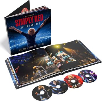 Музичний компакт-диск Simply Red - Holding Back The Years: Live In Santiago (Hardcover) (4 CD) - 2