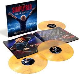 LP plošča Simply Red - Holding Back The Years: Live In Santiago (Limited Edition) (Yellow/Black Marble Coloured) (180 g) (3 LP) - 1