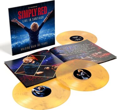 LP ploča Simply Red - Holding Back The Years: Live In Santiago (Limited Edition) (Yellow/Black Marble Coloured) (180 g) (3 LP) - 2