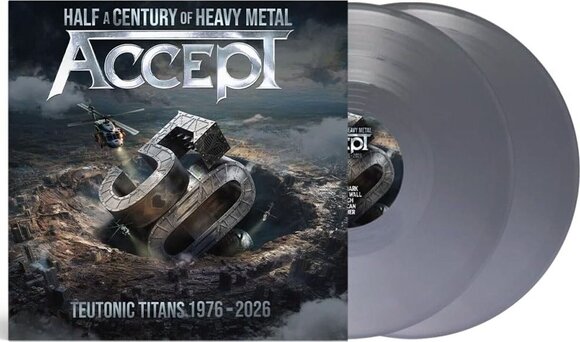 Vinyylilevy Accept - Teutonic Titans 1976-2026 (Silver Coloured) (2 LP) - 2