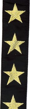 Gitaarriem D'Addario 20T05 Woven Gold Star Gitaarriem - 2