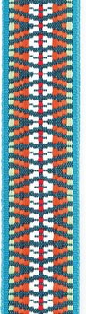 Гітарний ремінь D'Addario 50G09 Woven Sunset Hootenanny Гітарний ремінь - 2