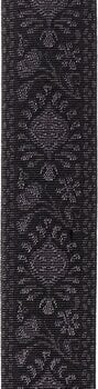 Gitaarriem D'Addario 50TB01 Woven Monterey Black Tubular Gitaarriem - 2