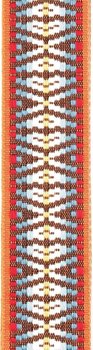 Gitaarriem D'Addario 50G08 Woven Sunrise Hootenanny Gitaarriem - 2