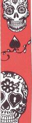 Textile guitar strap D'Addario P20W1414 Polyester Sugar Skulls Red Textile guitar strap - 1