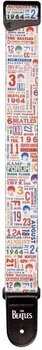 Гітарний ремінь D'Addario 50BTL14 Beatles 1964 US Tour Ticket Stubs 1964 Color Гітарний ремінь - 3