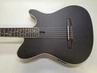Ibanez TOD10N-TKF Tim Henson Tree of Death Signature Transparent Black Guitarra eletroacústica especial