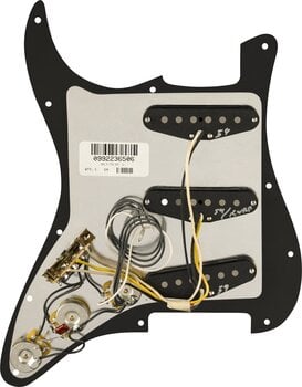 Pickguard Fender Pre-Wired Strat SSS Pure Vintage '59 Black Pickguard - 2