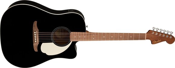 Akustična kitara Fender California Standard Redondo CE Black Akustična kitara - 3