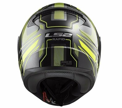 Helmet LS2 FF353 Rapid Carrera Carrera Black H-V Yellow L Helmet - 5