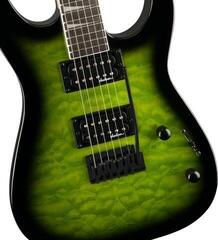 Sähkökitara Jackson JS Series Dinky JS20 DKQ 2PT AH Transparent Green Sähkökitara - 2