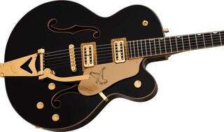 Pusakustiskā ģitāra Gretsch Synchromatic Falcon EB Black Pusakustiskā ģitāra - 3