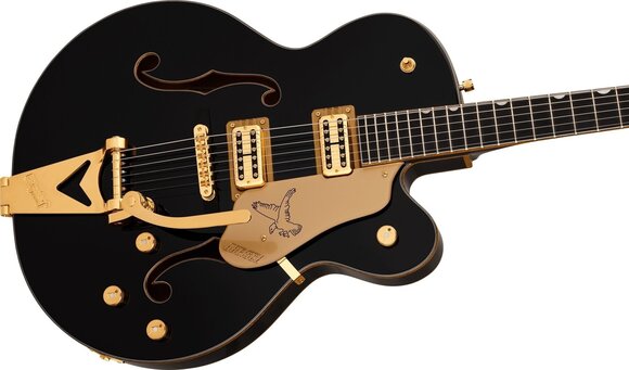 Pusakustiskā ģitāra Gretsch Synchromatic Falcon EB Black Pusakustiskā ģitāra - 4