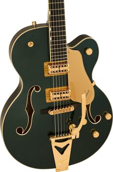 Semiakustická kytara Gretsch Synchromatic Nashville EB Cadillac Green Semiakustická kytara - 3