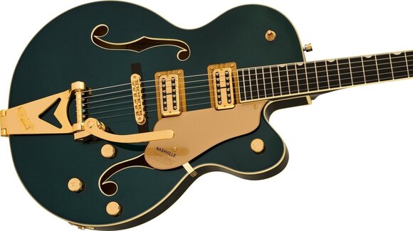 Semiakustická kytara Gretsch Synchromatic Nashville EB Cadillac Green Semiakustická kytara - 4