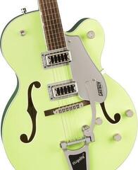 Jazz gitara Gretsch G5420t Electromatic Classic LRL Transparent Green Burst Jazz gitara - 2