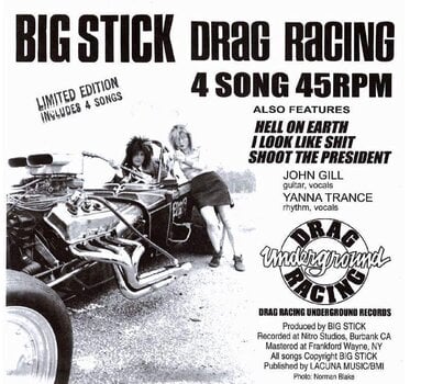 Disco in vinile Big Stick - Drag Racing (Limited Edition) (7") - 2