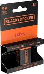 9V baterija Black+Decker Extra Alkaline 9V baterija - 1