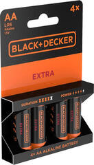 AA baterije Black+Decker Extra Alkaline 4 AA baterije - 1