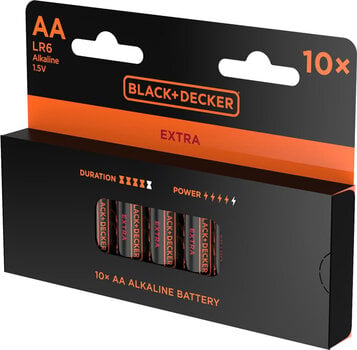 AA Batteries Black+Decker Extra Alkaline 10 AA Batteries - 3