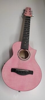 Guitalélé Ibanez EWP17M2E-SMO Strawberry Milk Open Pore Guitalélé (Déjà utilisé) - 2