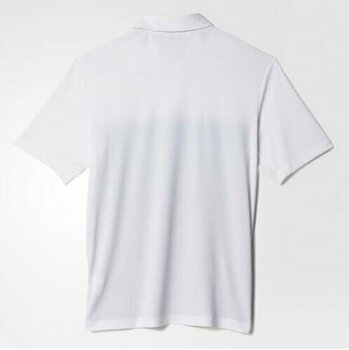 Polo Shirt Adidas Climacool Engineered Stripe Po Wht/Ylw L - 3
