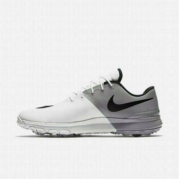 Heren golfschoenen Nike FI Flex Mens Golf Shoes White/Grey/Black US 11,5 - 3