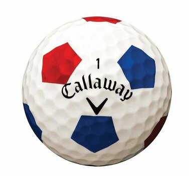 Golf Balls Callaway Chrome Soft 2018 Truvis Balls Red Blue - 3