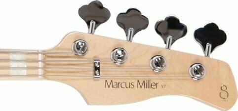 Fretless Bassguitar Sire Marcus Miller V7 Alder-4 FL 2nd Gen Svart - 2