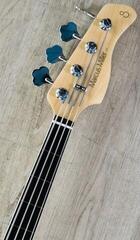 Fretless E-Bass Sire Marcus Miller V7 Alder-4 FL 2nd Gen Antique White Fretless E-Bass - 3