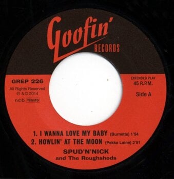 Schallplatte Spud'n'Nick & The Roughshods - I Wanna Love My Baby / Howlin' At The Moon / Gotta Have You / Lovey Dovey (LP) - 2