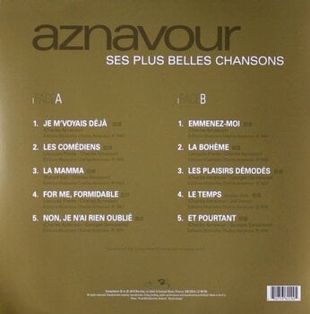 Vinilinė plokštelė Charles Aznavour - Ses Plus Belles Chansons (Limited Edition) (LP) - 2
